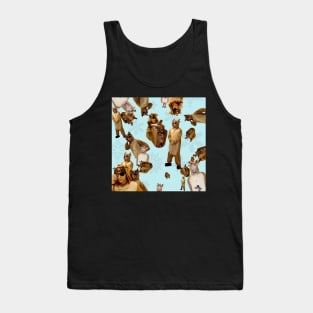 Reindeer Leo Christmas meme | VIXX Tank Top